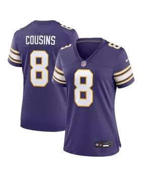 Женская классическая игровая майка Kirk Cousins Purple Minnesota Vikings Classic Player Game Nike