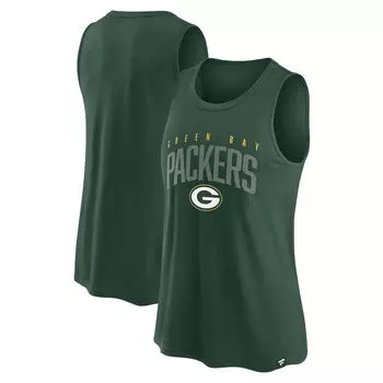 Женская классическая майка с принтом Fanatics зеленого цвета Green Bay Packers Rhine Fanatics