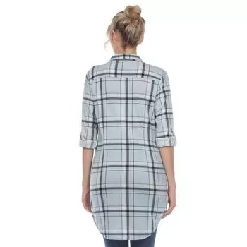 Женская клетчатая туника White Mark White Mark, черный