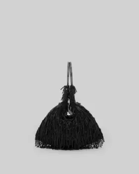 Женская коктейльная сумочка черного цвета Adolfo Dominguez, черный