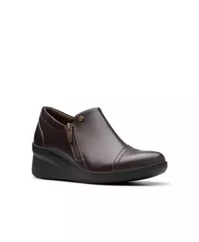 Женская коллекция обуви Suttyn на молнии Clarks, коричневый
