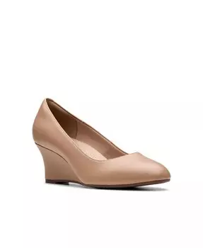 Женская коллекция Туфли Olivette с культивированным жемчугом Clarks, бежевый