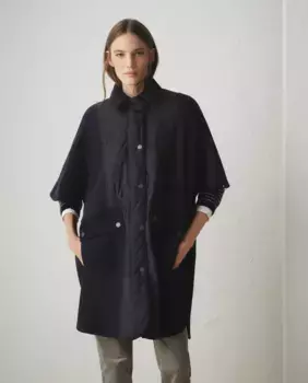 Женская комбинированная накидка Lloyd's, темно-синий