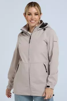 Женская компактная непромокаемая куртка Pace Animal, бежевый