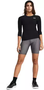 Женская компрессионная футболка с длинными рукавами Under Armour HeatGear OG, черный