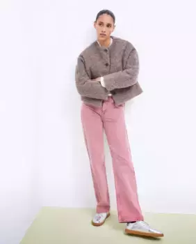 Женская короткая двусторонняя дубленка Tintoretto, цвет Tostado