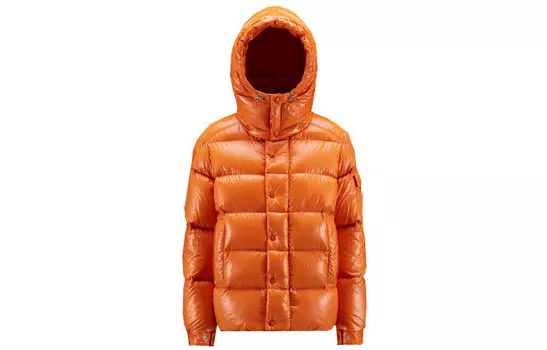 Женская короткая куртка-пуховик Maya 70th Anniversary Special Edition, цвет Campfire Orange Moncler, Bonfire Orange