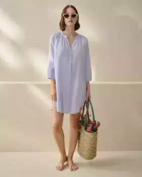 Женская короткая майка nfasis, сиреневый