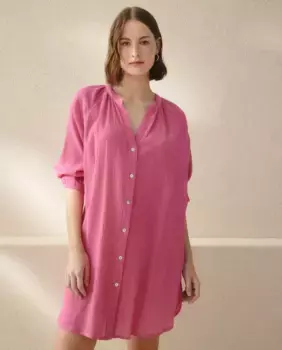 Женская короткая майка nfasis, темно-розовый