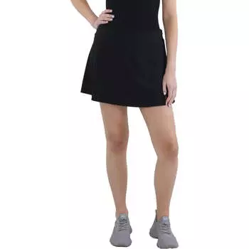 Женская короткая мини-юбка с боковыми разрезами X by Gottex, черный