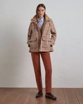 Женская короткая парка из 100% хлопка Lloyd's, бежевый