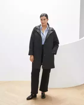 Женская короткая парка с капюшоном Couchel, черный