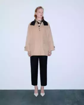 Женская короткая парка Woman Limited El Corte Ingls, бежевый