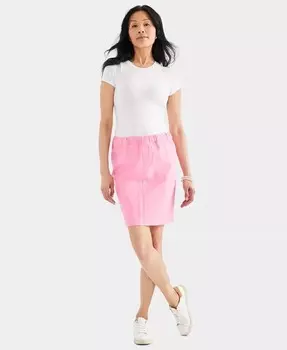 Женская короткая юбка без застежек Style & Co, розовый