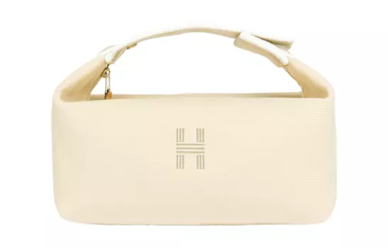 Женская косметичка Hermes для невесты, экрю