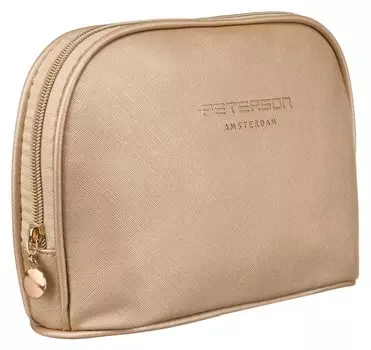 Женская косметичка из экологической кожи Peterson, золото, цвет золотой