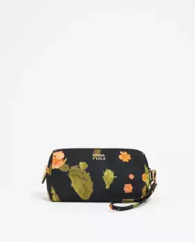 Женская косметичка из нейлона с принтом Bimba y Lola, черный