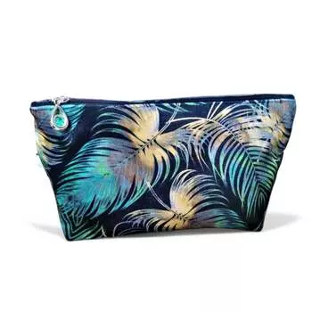 Женская косметичка кошелек органайзер чехол косметичка бархатные перья Uszyciuch