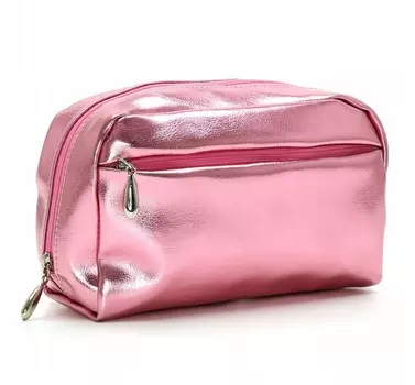 Женская косметичка, лаковая молния, гламурный розовый Inna marka