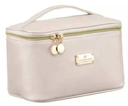 Женская косметичка PETERSON с ручкой для переноски, дорожным органайзером для крема, отделениями для кистей в подарок