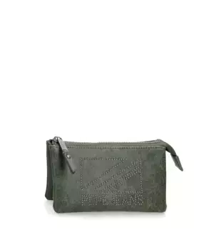Женская косметичка с тремя отделениями Donna зеленая Pepe Jeans