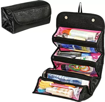 Женская косметичка, вместительная сумочка-органайзер Satis