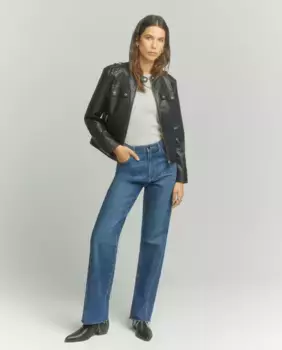 Женская косуха на молнии Tintoretto, черный