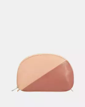 Женская кожаная косметичка на молнии Dudu, розовый
