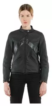 Женская кожаная куртка Санта-Моника Dainese, черный