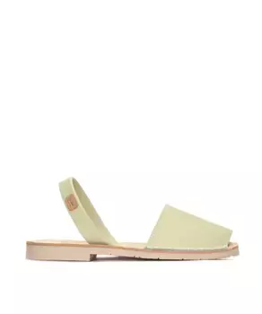 Женская кожаная меноркана с подошвой цвета слоновой кости CASTELL MENORCA, цвет Natural