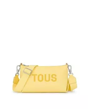 Женская кожаная сумка через плечо Balloon желтого цвета Tous, желтый