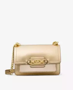 Женская кожаная сумка через плечо Heather с ручкой-цепочкой Michael Michael Kors, золотой