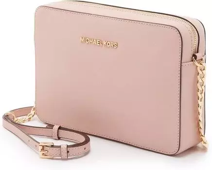 Женская кожаная сумка через плечо Michael Kors Jet Set 35T8GTTC9L-424