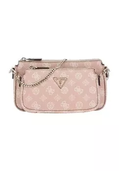Женская кожаная сумка через плечо на молнии GUESS, цвет Lgw
