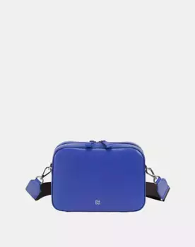 Женская кожаная сумка через плечо на молнии Dudu, синий