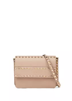 Женская кожаная сумка через плечо rockstud powder Valentino Garavani
