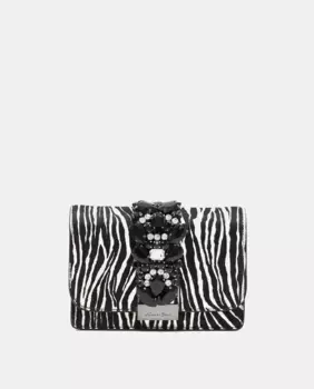 Женская кожаная сумка через плечо с драгоценными камнями Alma en Pena, белый