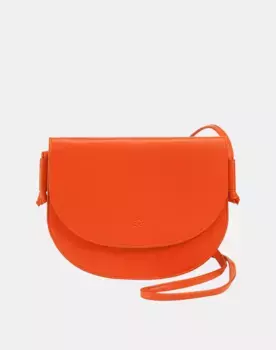 Женская кожаная сумка через плечо с клапаном Dudu, оранжевый