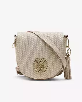 Женская кожаная сумка через плечо с клапаном Cupl, цвет Natural