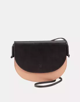 Женская кожаная сумка через плечо с клапаном Dudu, чёрный