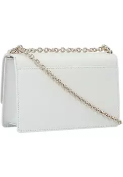 Женская кожаная сумка через плечо с поворотным замком FURLA, цвет Marshmallow