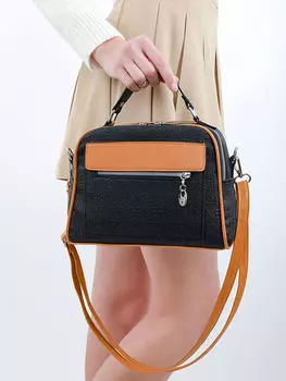 Женская кожаная сумка через плечо с регулируемым ремешком Madamra