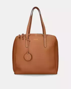 Женская кожаная сумка через плечо с ручкой Mascar, коричневый