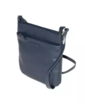 Женская кожаная сумка через плечо с застежкой-молнией Club Rochelier, синий