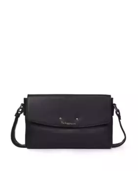 Женская кожаная сумка через плечо THB Tack среднего размера The Bagging Co, черный