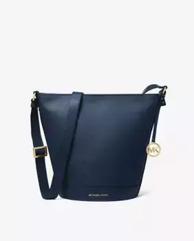 Женская кожаная сумка через плечо Townsend с регулируемой ручкой Michael Michael Kors, темно-синий