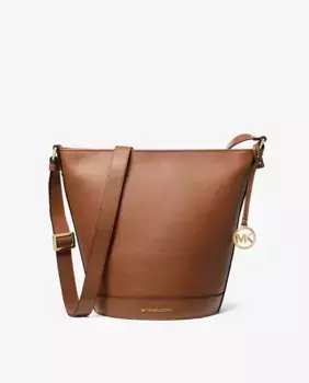Женская кожаная сумка через плечо Townsend с регулируемой ручкой Michael Michael Kors, коричневый
