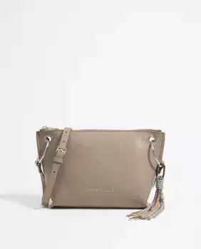 Женская кожаная сумка через плечо трапеции Bimba y Lola, белый