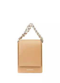 Женская кожаная сумка laminato kamel Academia