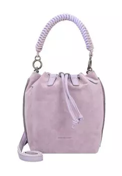 Женская кожаная сумка-мешок на шнурке FREDsBRUDER, цвет Dusty Lilac